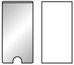 LABEL LOMME PP 25x75mm M/INSERTS