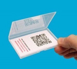 VISITKORTÆSKE PP TIL KORT 85x55x5mm