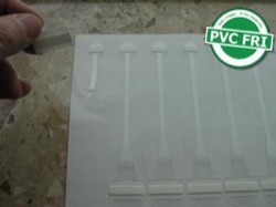 VIPPEARM, PVC-FRI M/TAPE 0,4mm HYLDESVIRPER -ARK · 8stk 167mm