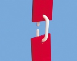 C-KROG I HVID PLAST 30mm