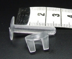 VIKING-SCREW 25mm KLAR STYREN Ø 5 mm - Hoved-diameter Ø14mm