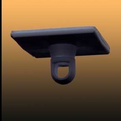 GIGANTKLÆBER KVADRAT SORT MED DREJELIGT ØJE. 30x30mm