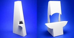 PAPBAGSTØTTE / SKILTEHOLDER