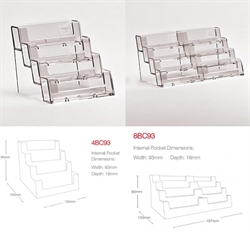 FLERRUMS VISITKORTHOLDERE TIL BORD