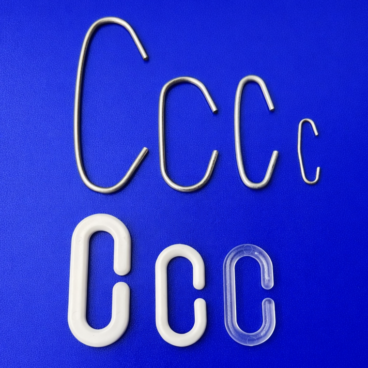 C-kroge i metal og plast