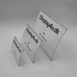 DISPLAYHOLDER L, CURVED A4 LANDSCAPE