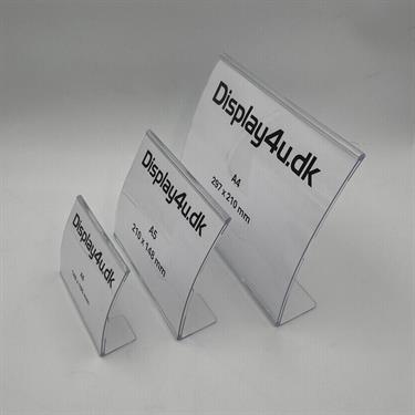DISPLAYHOLDER L, CURVED A6 LANDSCAPE