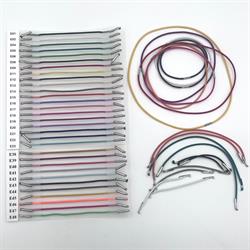 Elastik med metalender - 44cm