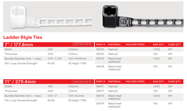 STIGESTROPPER / LADDER TIES