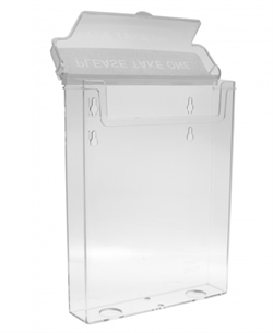 UDENDØRS POSTKASSE M/LÅG MED 2 HULLER TIL OPHÆNG - A5