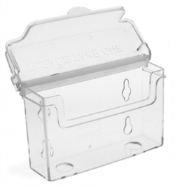 VISITKORTHOLDER UDENDØRS M/LÅG MED 2 HULLER TIL OPHÆNG - VISITKORT