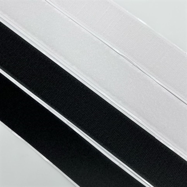 BURRETAPE M/HOT MELT KLÆB - 30mm SORT LOOP