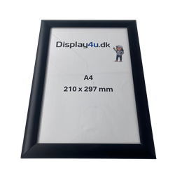 SNAPRAMME I PLASTBELAGT ALU - A4