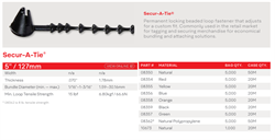Secure-A-Tie® kabelbinder